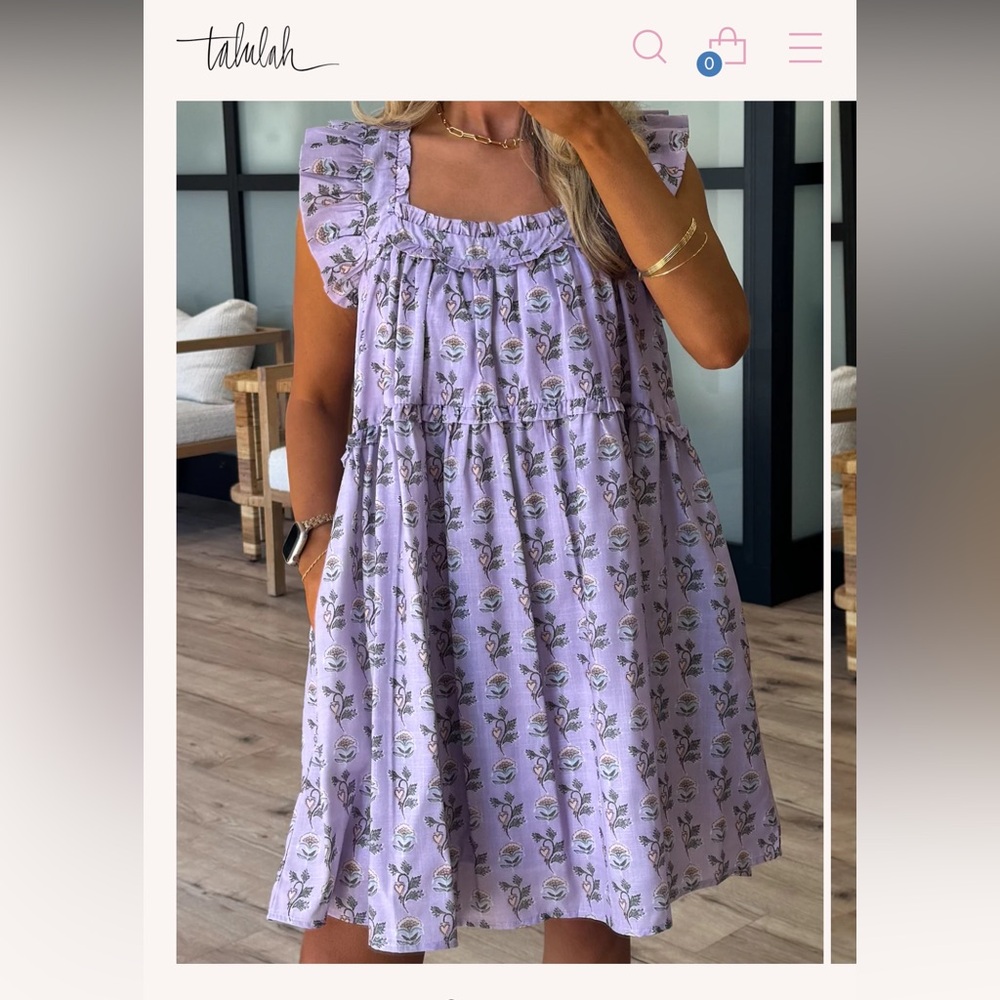 TALULAH Floral Lavender Women’s Dress